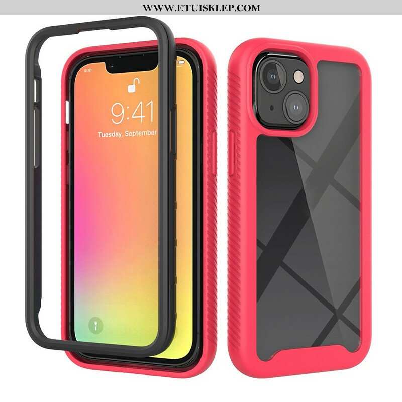 Etui do iPhone 13 Mini Hybrydowe Silikonowe Krawędzie